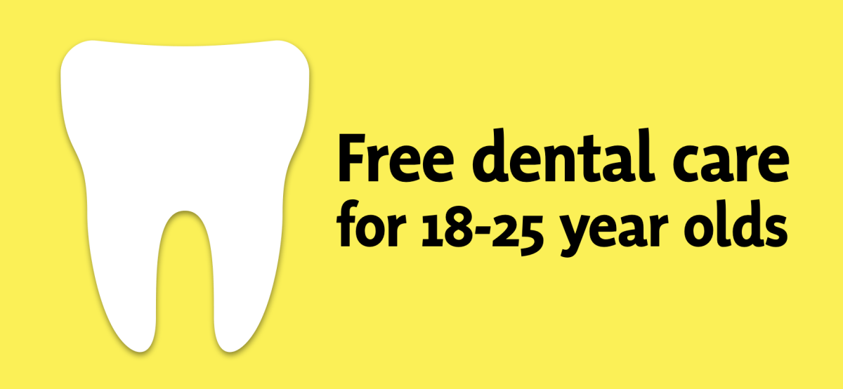 Say cheese! Free dental care to put a smile on the face of&nbsp;18-25s