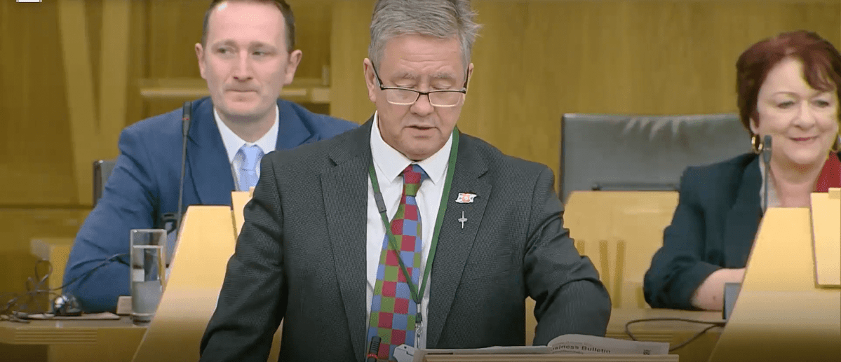 Keith Brown MSP raised ongoing Cornton Vale prison disruption in&nbsp;Parliament