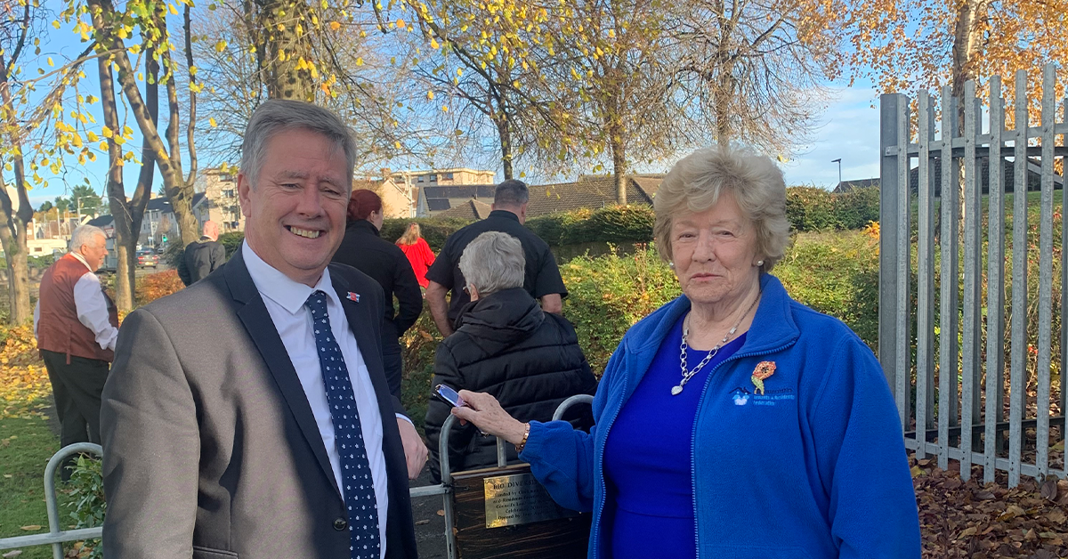 Keith celebrates Clackmannanshire Tenants and Resident’s federation on it’s 30th&nbsp;anniversary